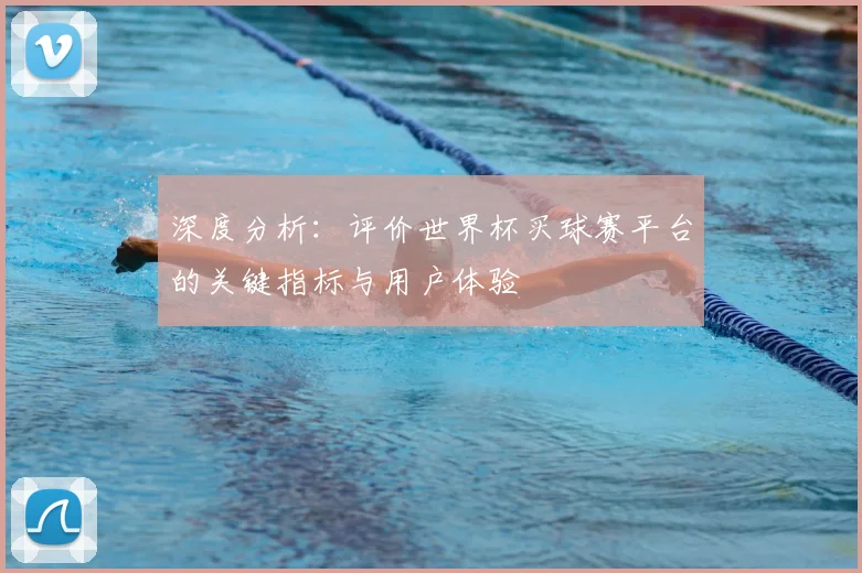 深度分析：评价世界杯买球赛平台的关键指标与用户体验