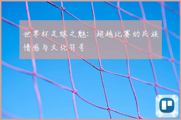 世界杯足球之魅：超越比赛的民族情感与文化符号