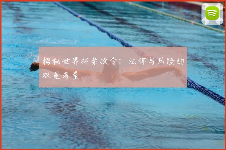 揭秘世界杯禁投令：法律与风险的双重考量