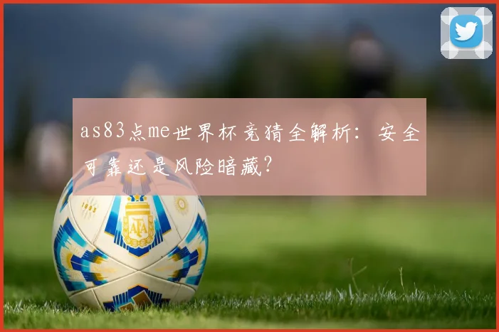 as83点me世界杯竞猜全解析：安全可靠还是风险暗藏？